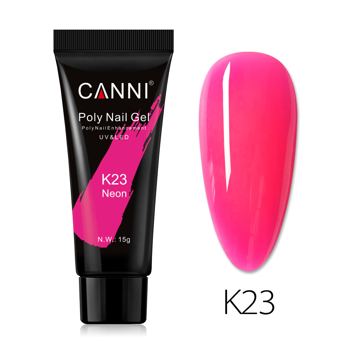 CANNI 15ml Poly Gel UV LED Soak Off Nail Extension Builder Gel False Nails