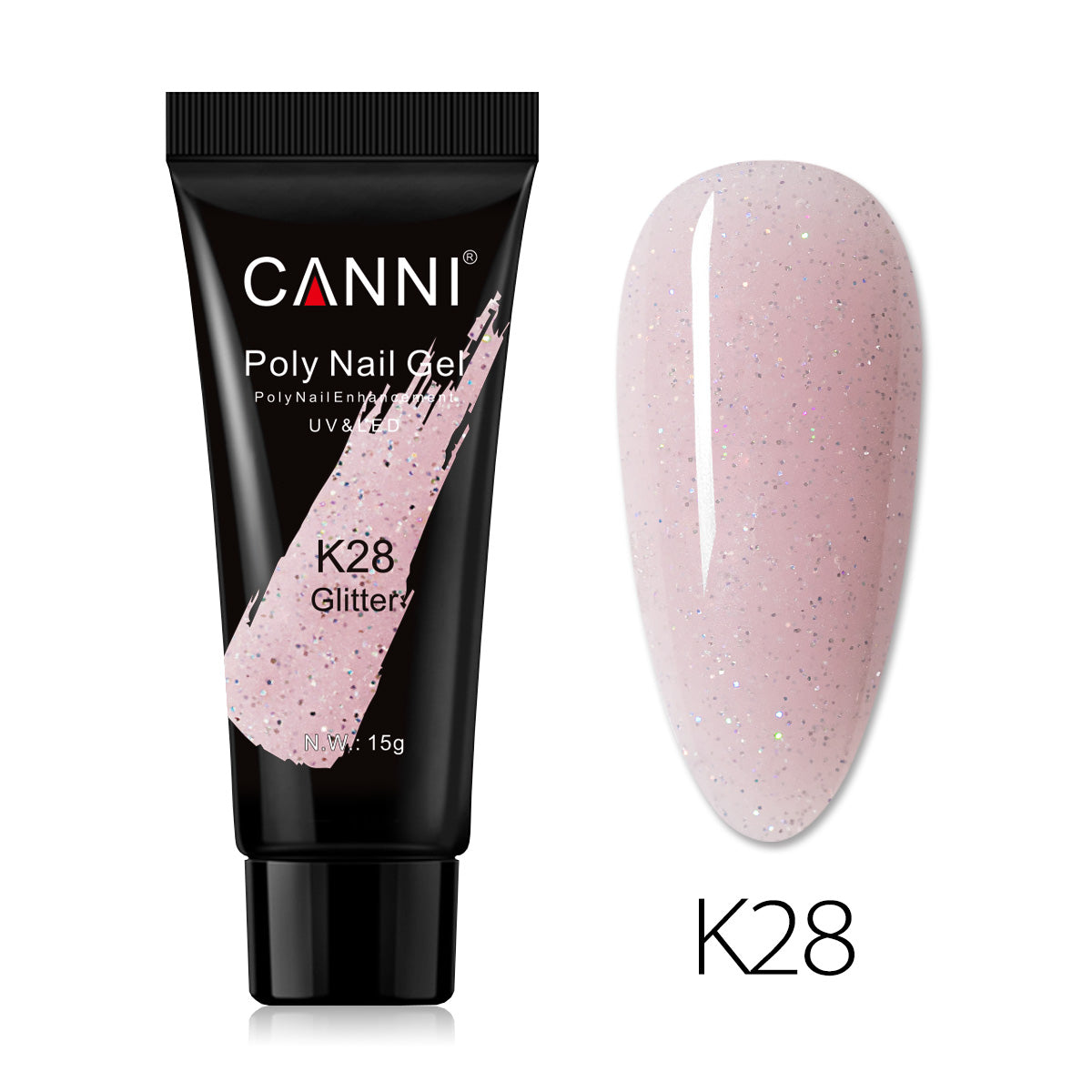 CANNI 15ml Poly Gel UV LED Soak Off Nail Extension Builder Gel False Nails
