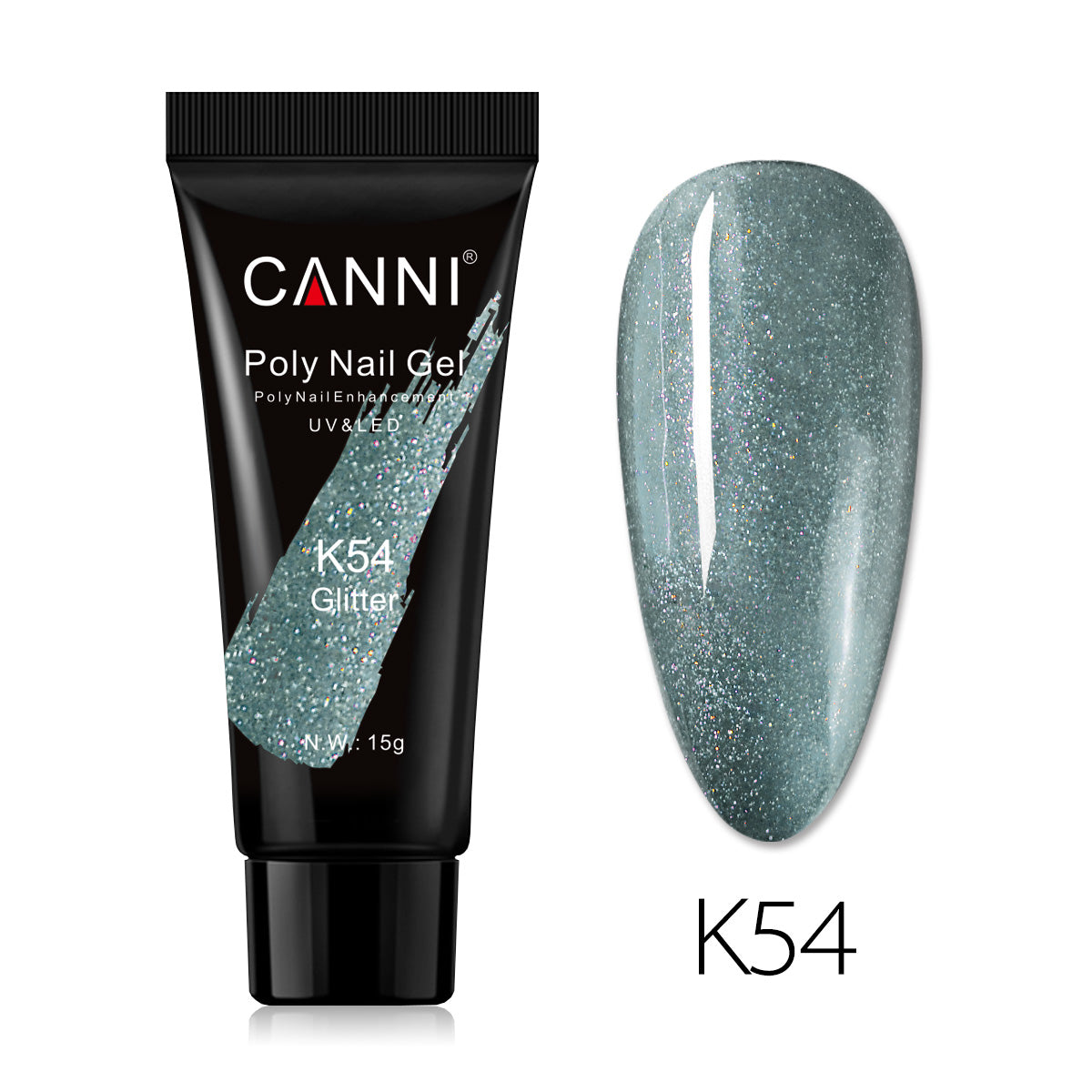CANNI 15ml Poly Gel UV LED Soak Off Nail Extension Builder Gel False Nails