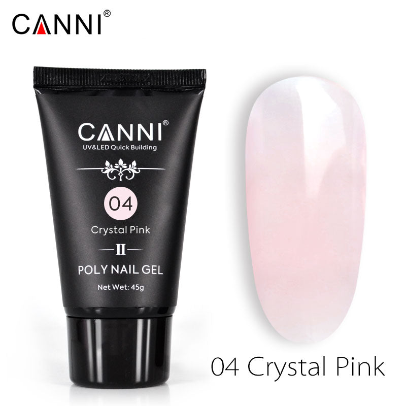 CANNI 45g Poly Gel II Quick Building Natural Nail Extension Gel Camouflage UV/LED