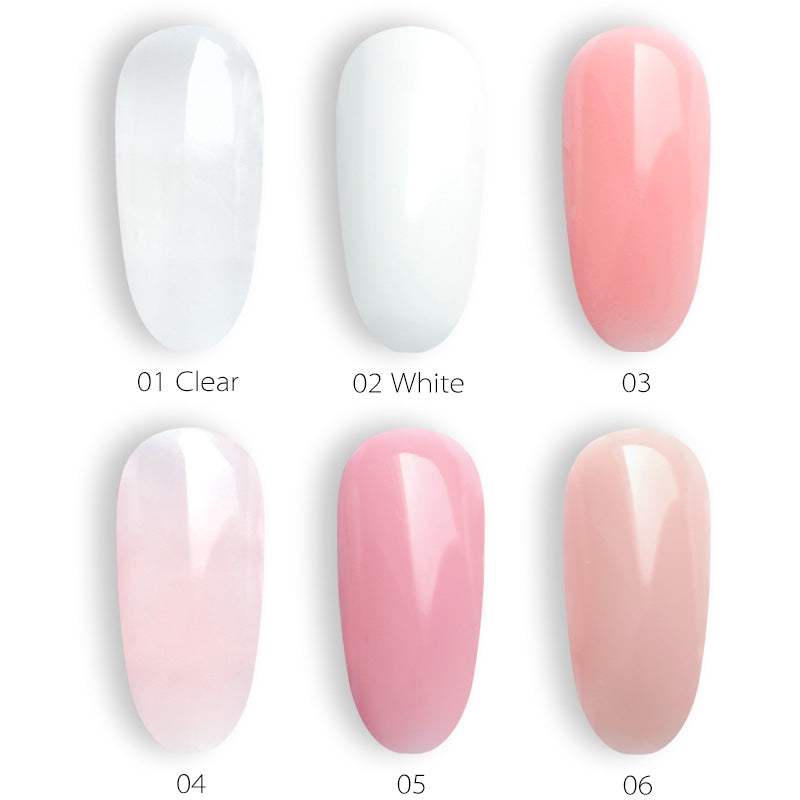 CANNI 45g Poly Gel II Quick Building Natural Nail Extension Gel Camouflage UV/LED