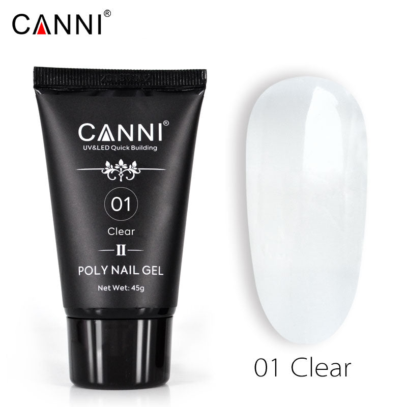 CANNI 45g Poly Gel II Quick Building Natural Nail Extension Gel Camouflage UV/LED