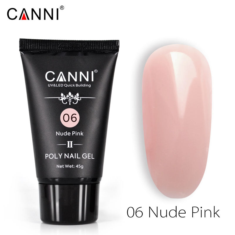 CANNI 45g Poly Gel II Quick Building Natural Nail Extension Gel Camouflage UV/LED