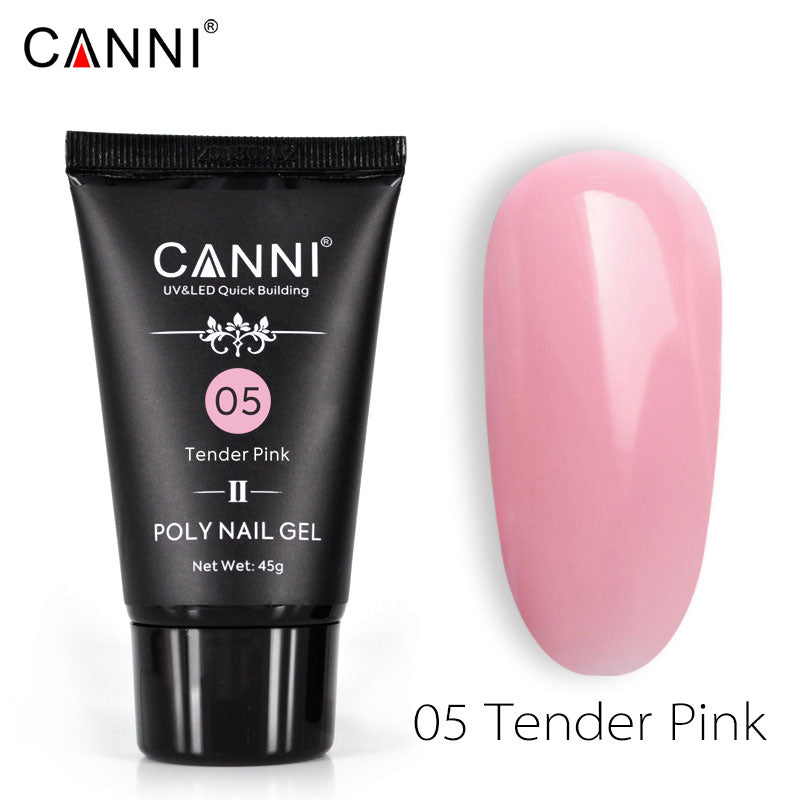 CANNI 45g Poly Gel II Quick Building Natural Nail Extension Gel Camouflage UV/LED