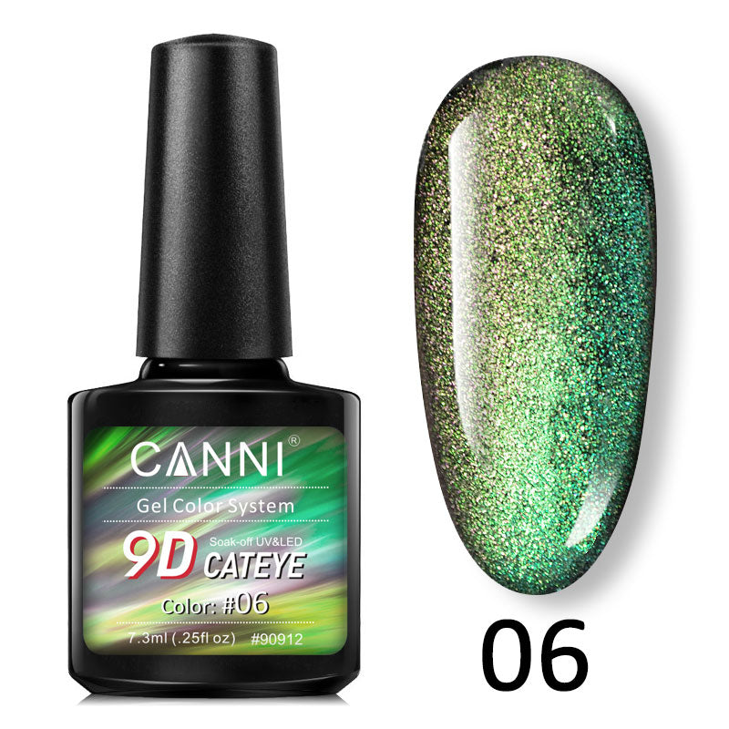 CANNI® 9D Cat Eye Nail Gel Polish Galaxy Magnetic UV / LED Soak Off