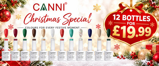 Christmas Nail Gel Polish Bundle (12 Bottles Shade XMS01 - XMS12)