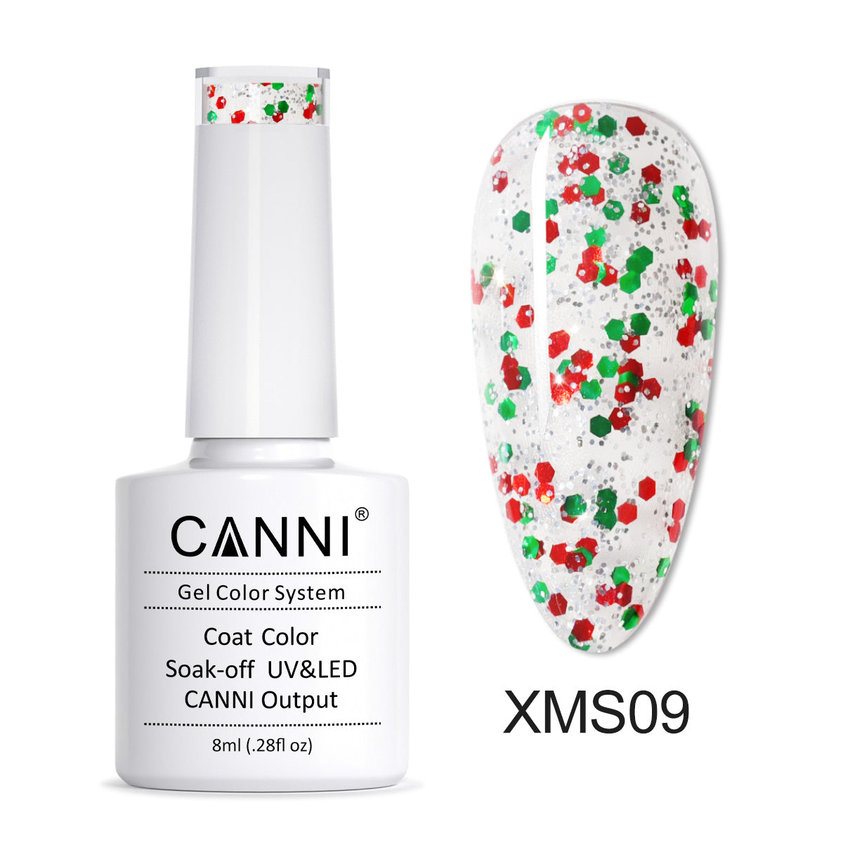 CANNI® Christmas Nail Gel Polish Soak Off UV LED Colours