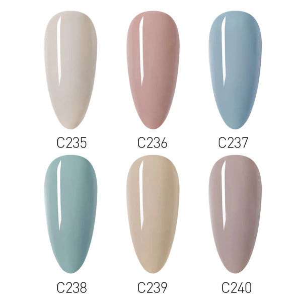 CANNI® Grey Morandi Series Nail Gel Polish Varnish Soak Off UV LED - 8ML