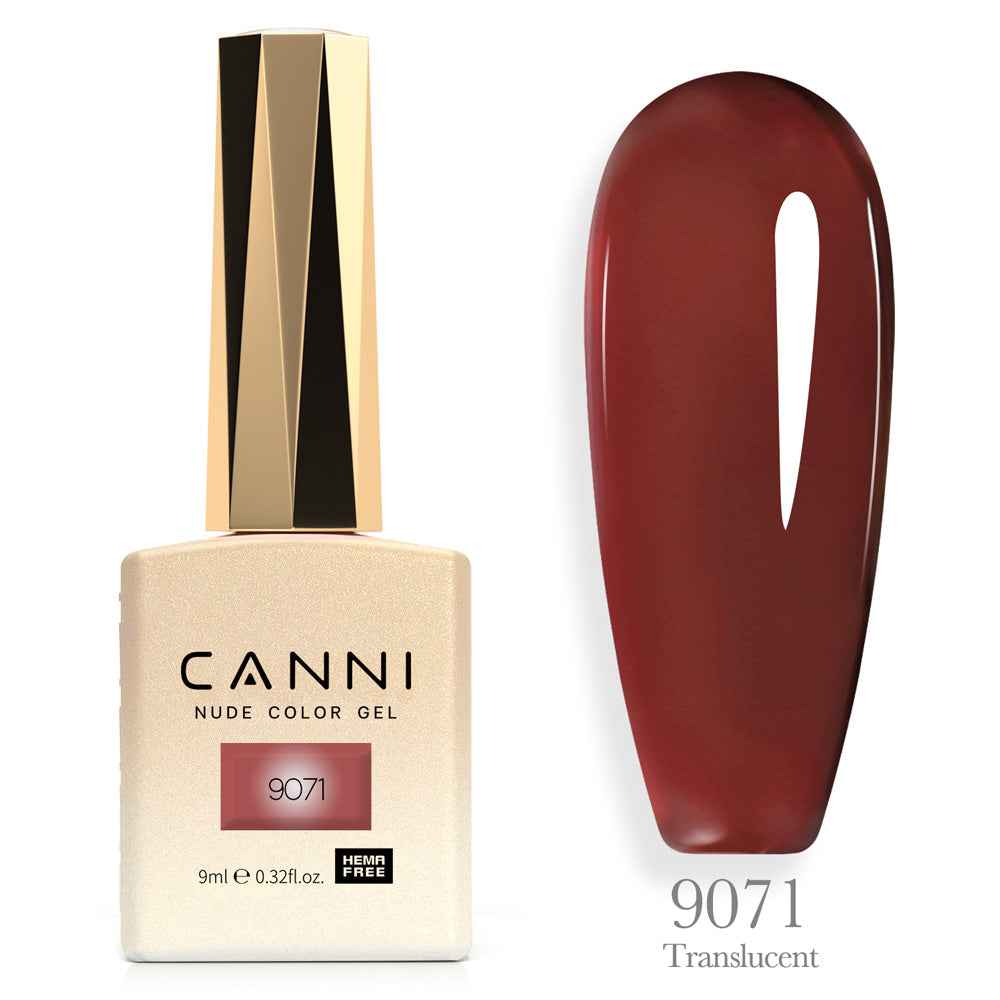 CANNI® Hema Free 9ml Nail Gel Polish Soak Off LED Colours 9001 - 9072