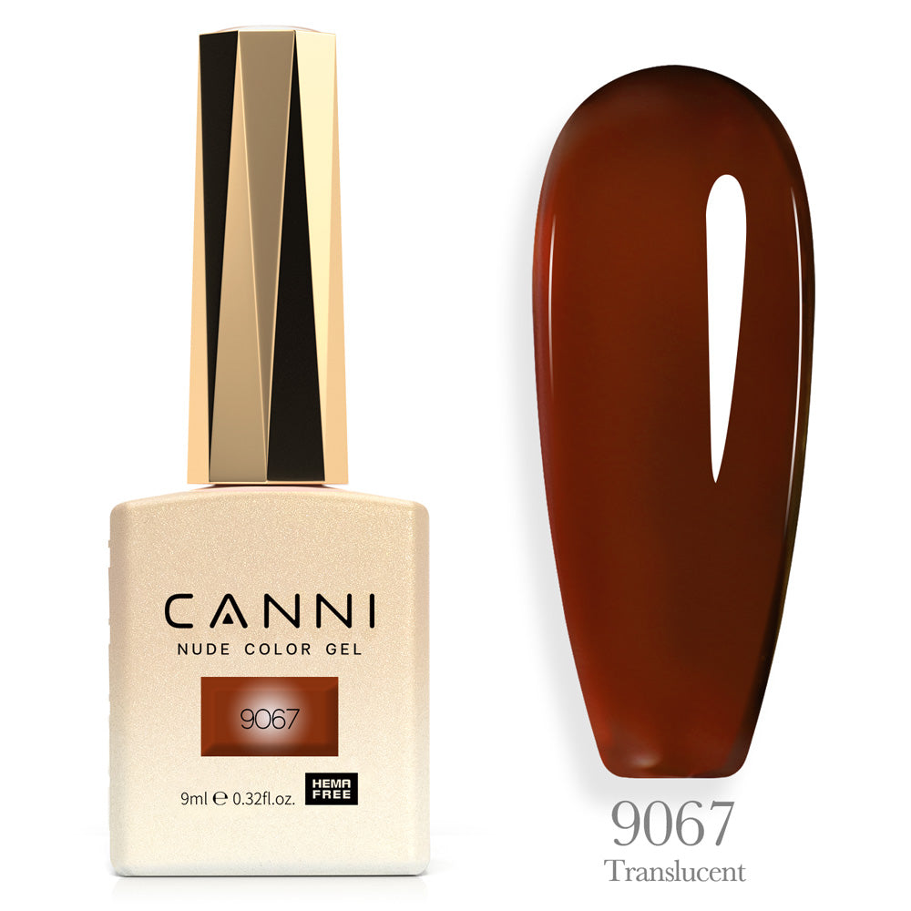 CANNI® Hema Free 9ml Nail Gel Polish Soak Off LED Colours 9001 - 9072