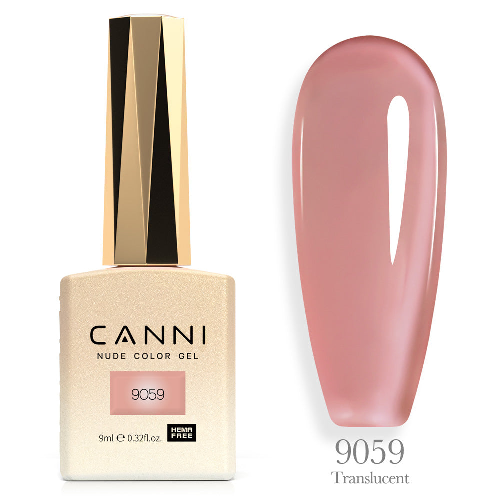 CANNI® Hema Free 9ml Nail Gel Polish Soak Off LED Colours 9001 - 9072