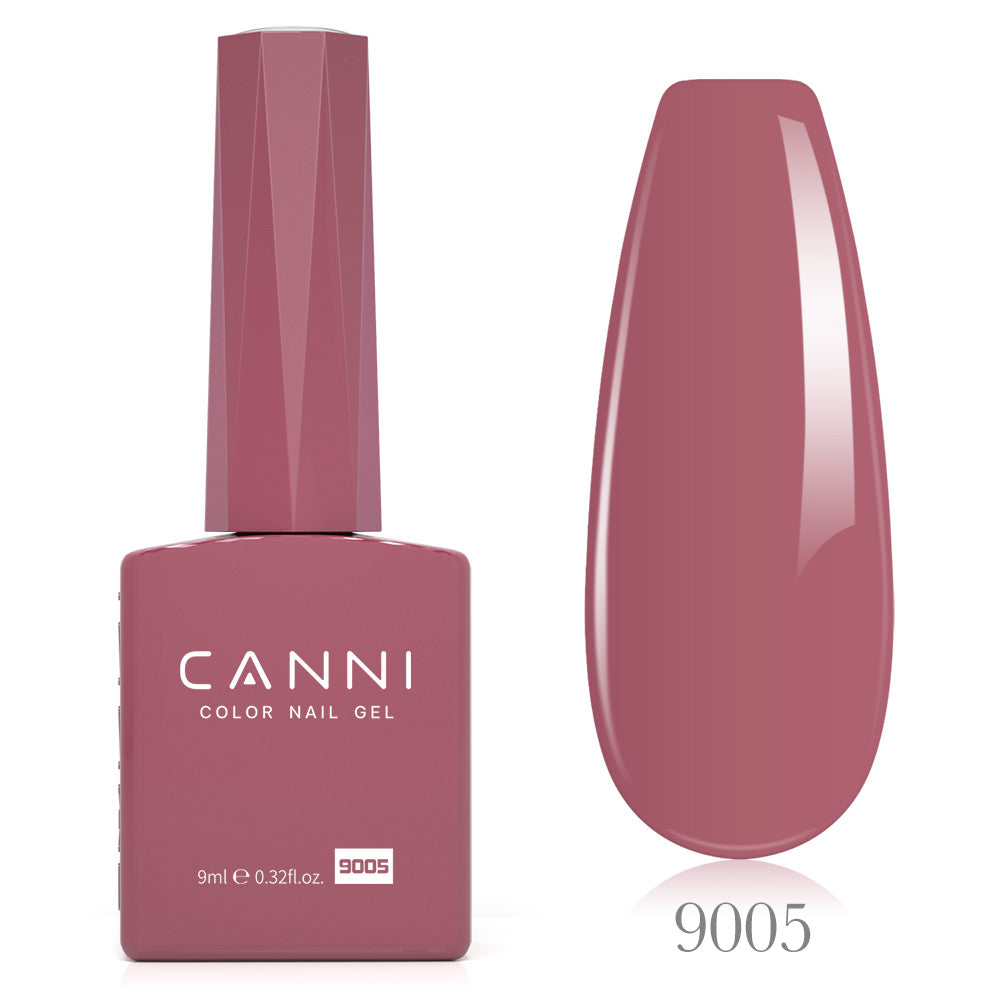 CANNI® Hema Free 9ml Nail Gel Polish Soak Off LED Colours 9001 - 9072