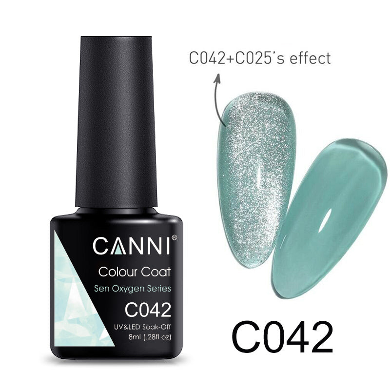 CANNI Luxury Lite UV / LED Nail Gel Varnish - 8ml (Shade C001 - C072)