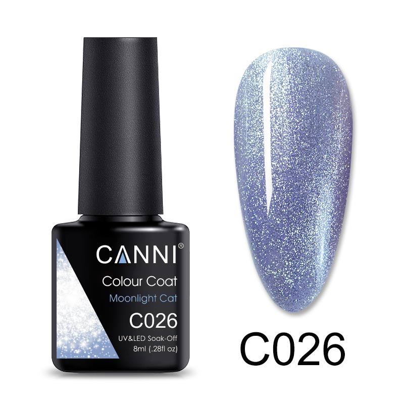 CANNI Luxury Lite UV / LED Nail Gel Varnish - 8ml (Shade C001 - C072)