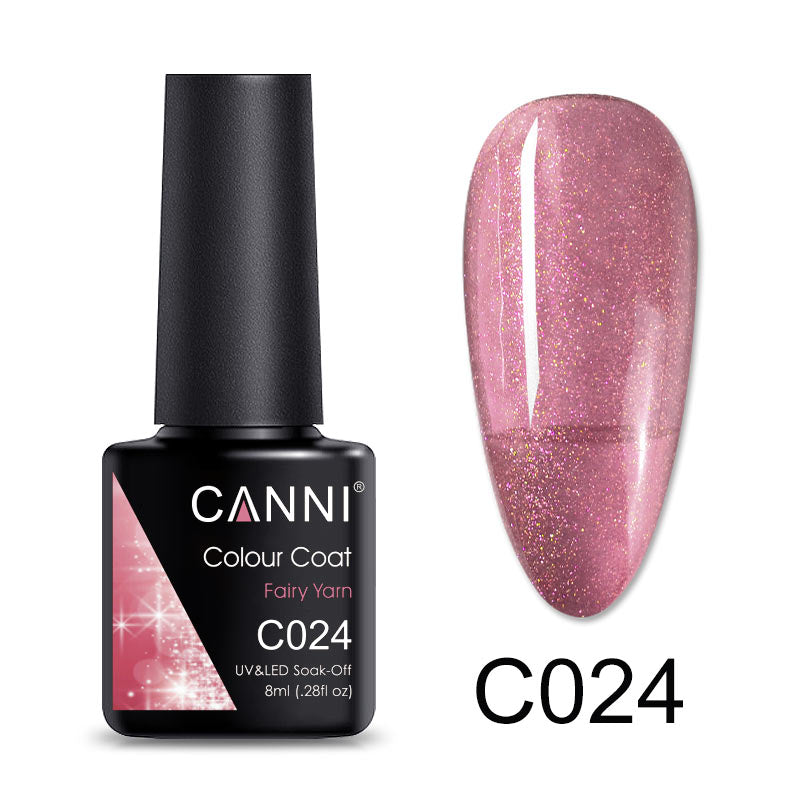 CANNI Luxury Lite UV / LED Nail Gel Varnish - 8ml (Shade C001 - C072)