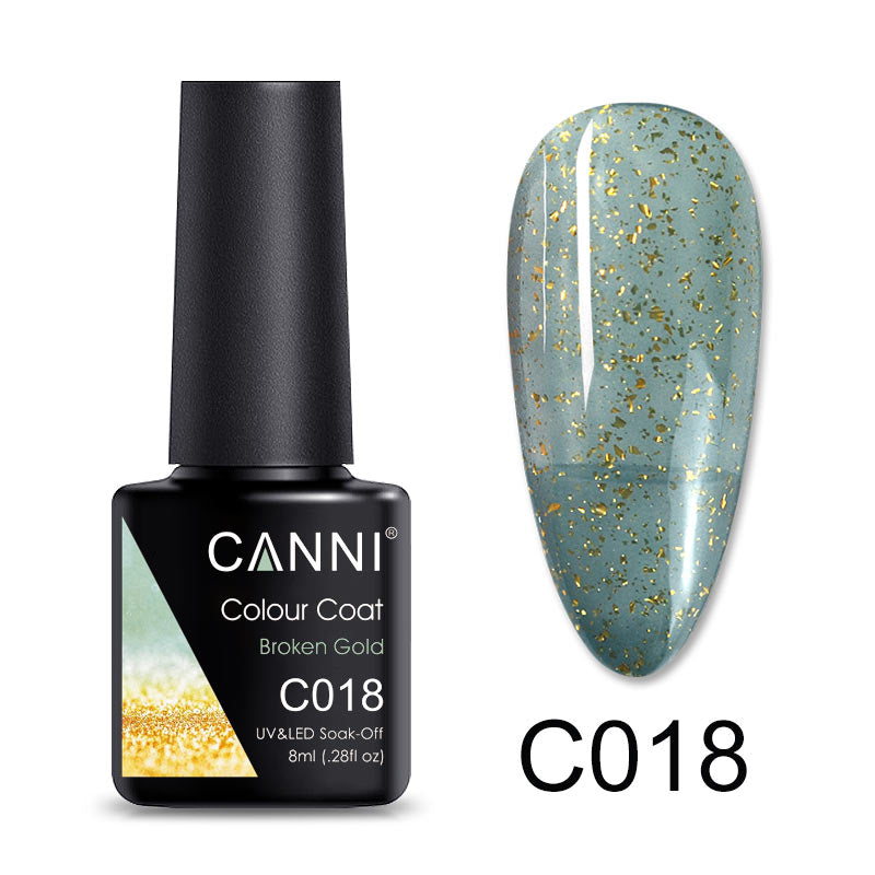 CANNI Luxury Lite UV / LED Nail Gel Varnish - 8ml (Shade C001 - C072)