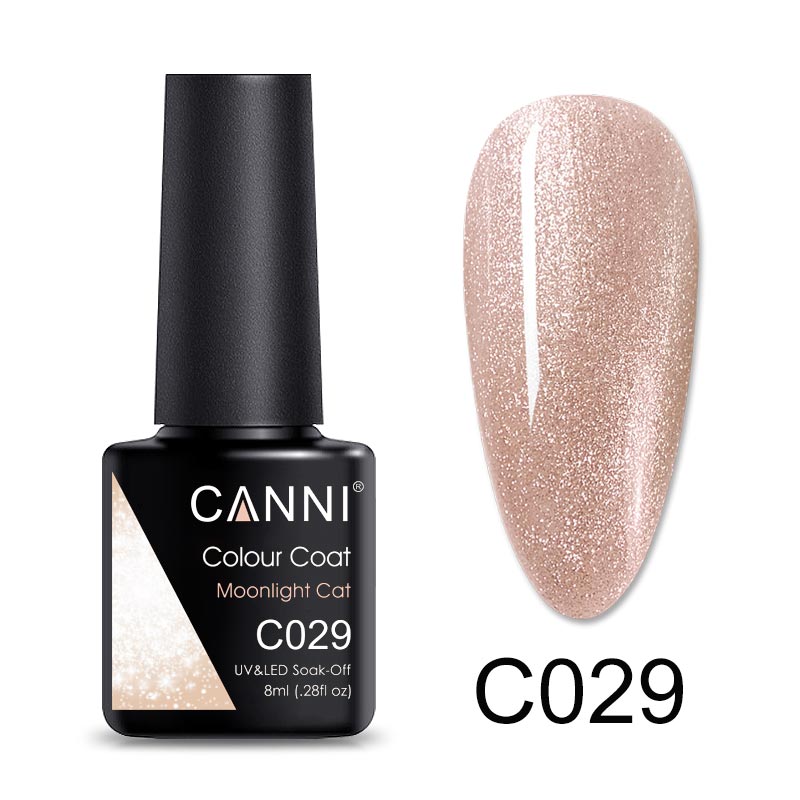 CANNI Luxury Lite UV / LED Nail Gel Varnish - 8ml (Shade C001 - C072)
