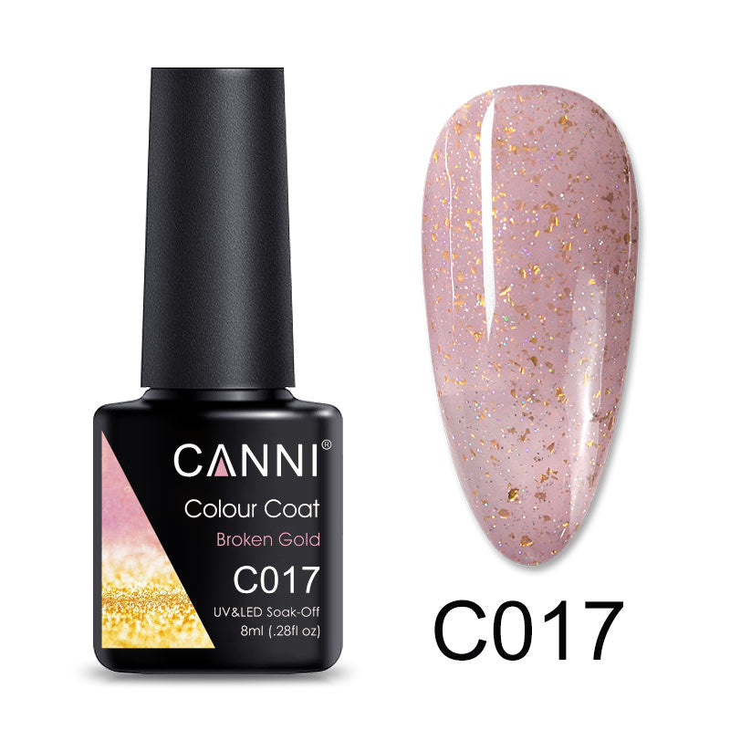 CANNI Luxury Lite UV / LED Nail Gel Varnish - 8ml (Shade C001 - C072)
