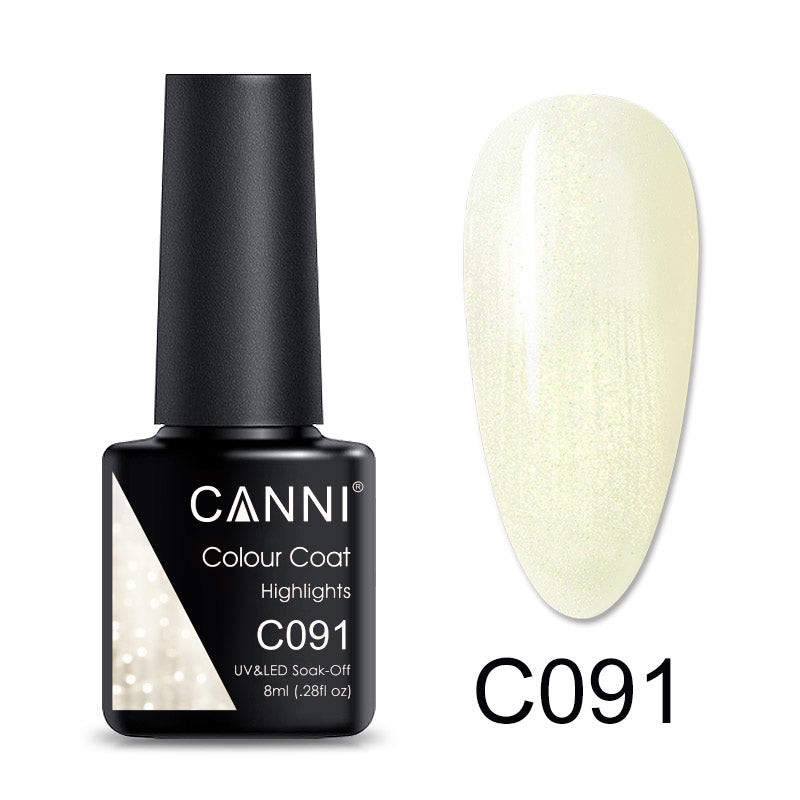CANNI Luxury Lite UV / LED Nail Gel Varnish - 8ml (Shade C073 - C126)