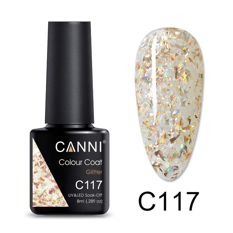 CANNI Luxury Lite UV / LED Nail Gel Varnish - 8ml (Shade C073 - C126)