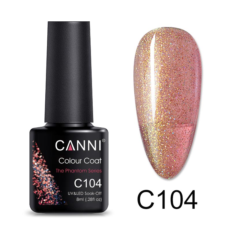 CANNI Luxury Lite UV / LED Nail Gel Varnish - 8ml (Shade C073 - C126)
