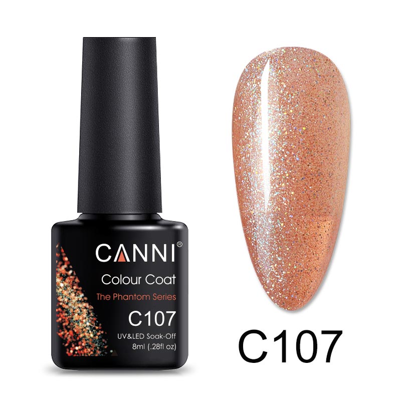 CANNI Luxury Lite UV / LED Nail Gel Varnish - 8ml (Shade C073 - C126)