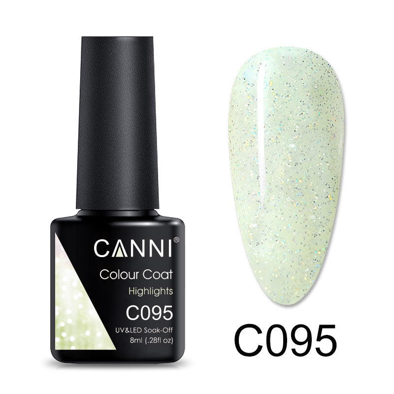 CANNI Luxury Lite UV / LED Nail Gel Varnish - 8ml (Shade C073 - C126)