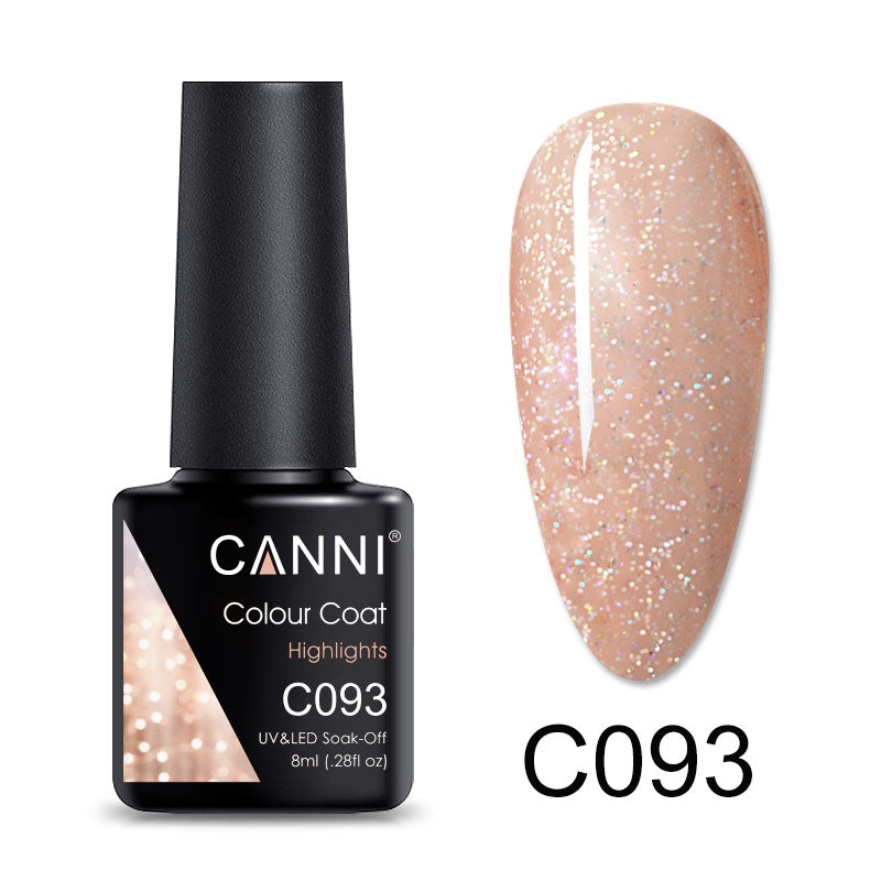 CANNI Luxury Lite UV / LED Nail Gel Varnish - 8ml (Shade C073 - C126)