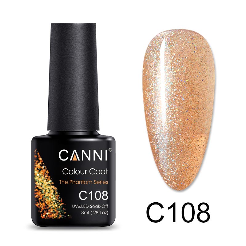 CANNI Luxury Lite UV / LED Nail Gel Varnish - 8ml (Shade C073 - C126)