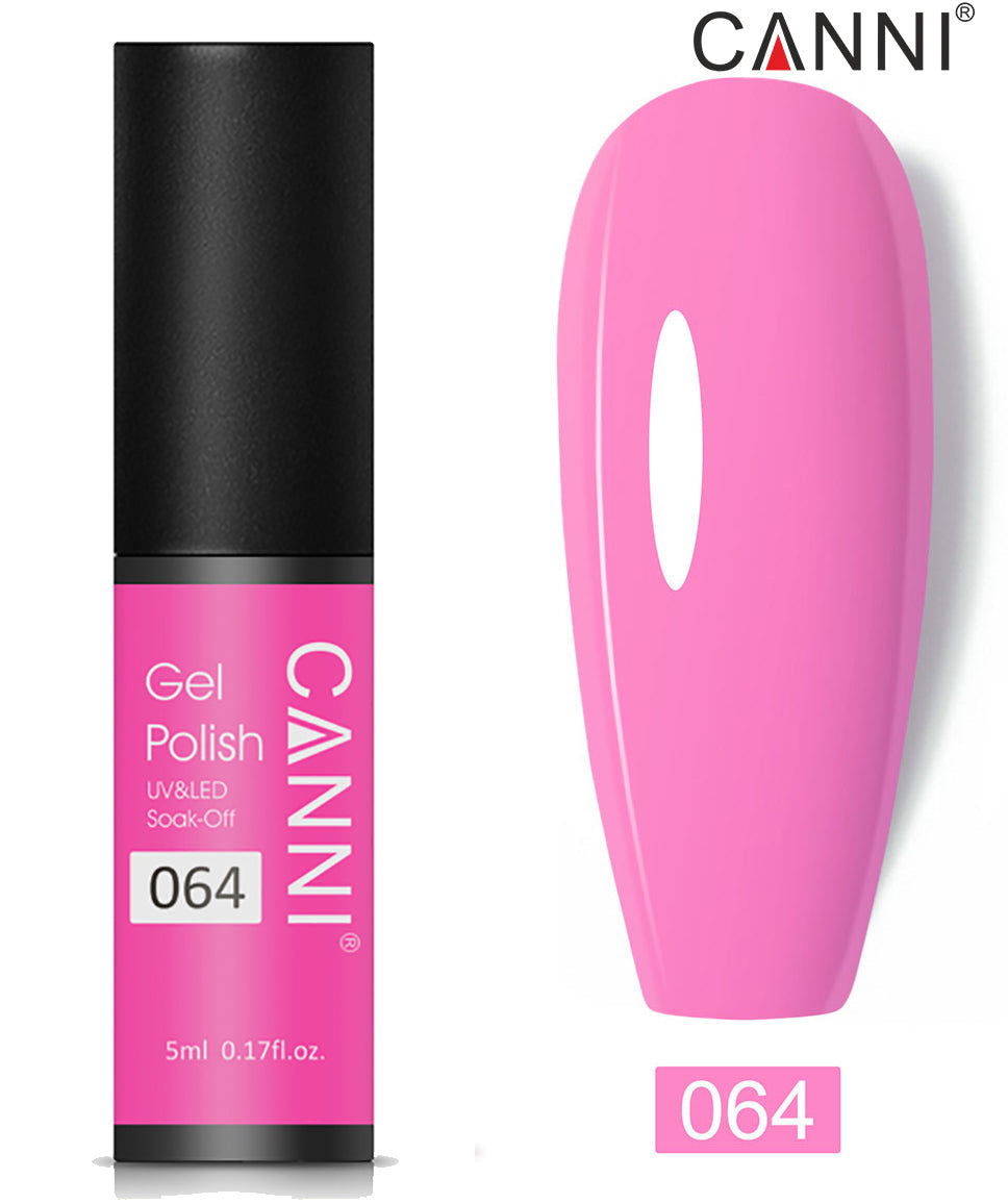 CANNI Nail Gel Polish Varnish Soak Off UV / LED Classic 5ml - Shade 01 to 100