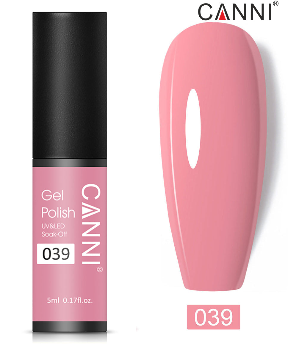 CANNI Nail Gel Polish Varnish Soak Off UV / LED Classic 5ml - Shade 01 to 100