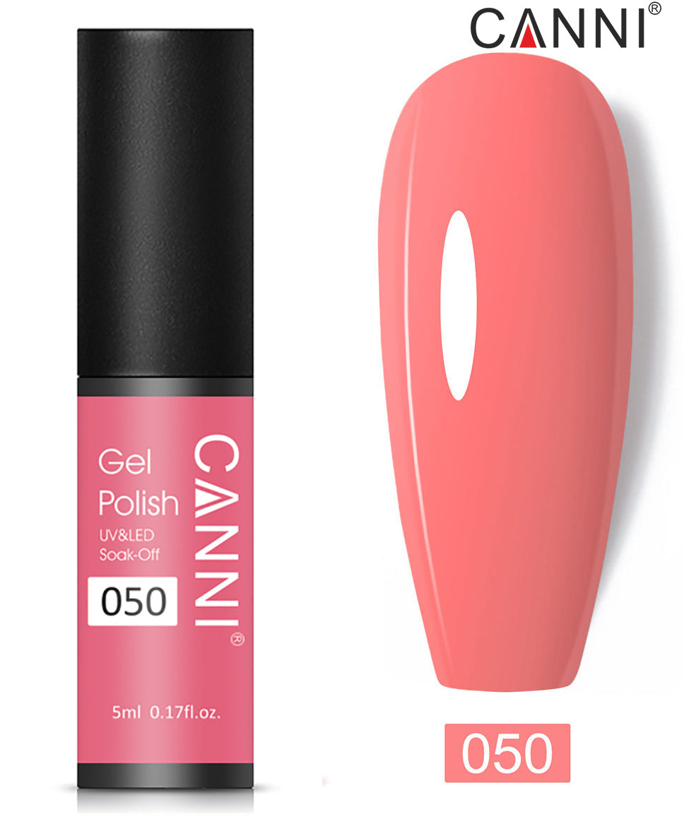 CANNI Nail Gel Polish Varnish Soak Off UV / LED Classic 5ml - Shade 01 to 100