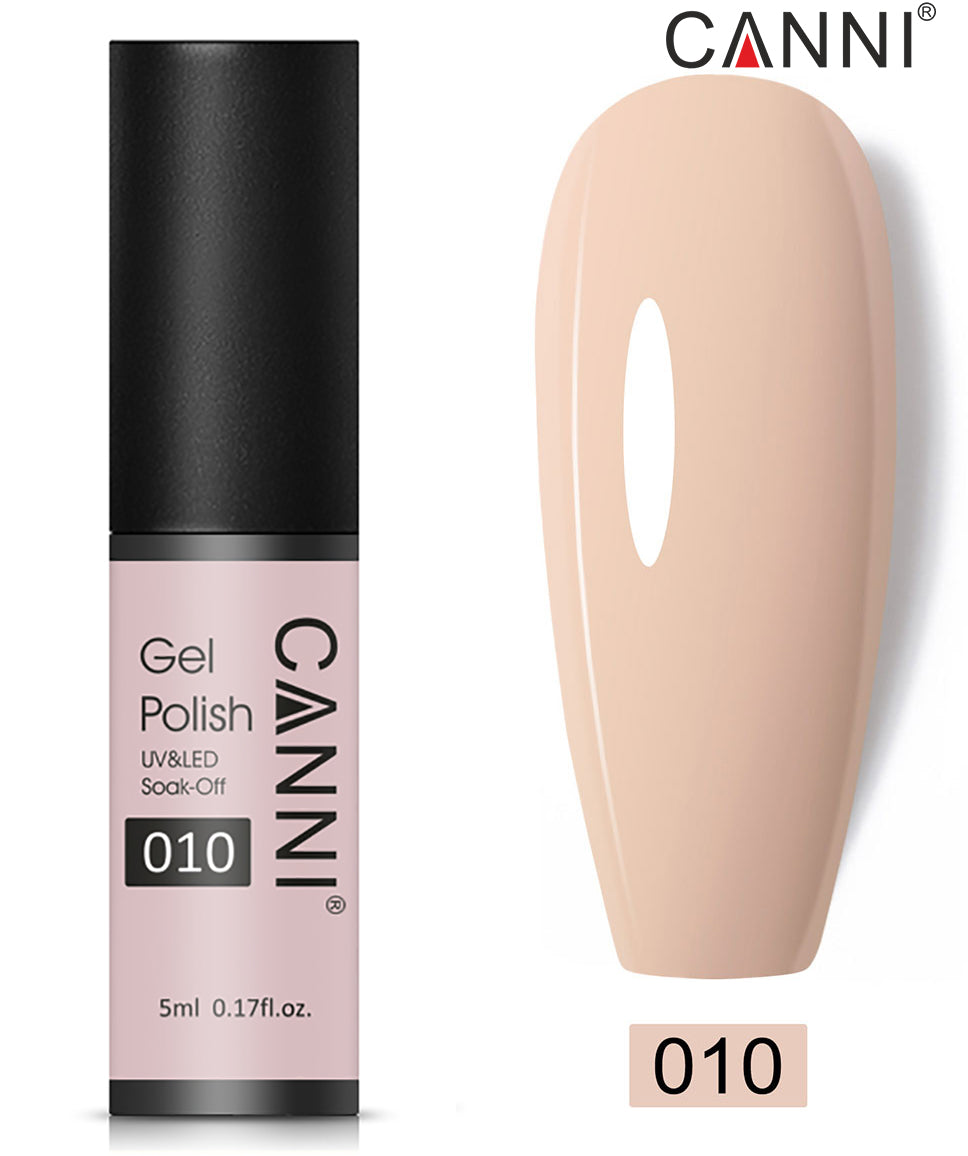 CANNI Nail Gel Polish Varnish Soak Off UV / LED Classic 5ml - Shade 01 to 100