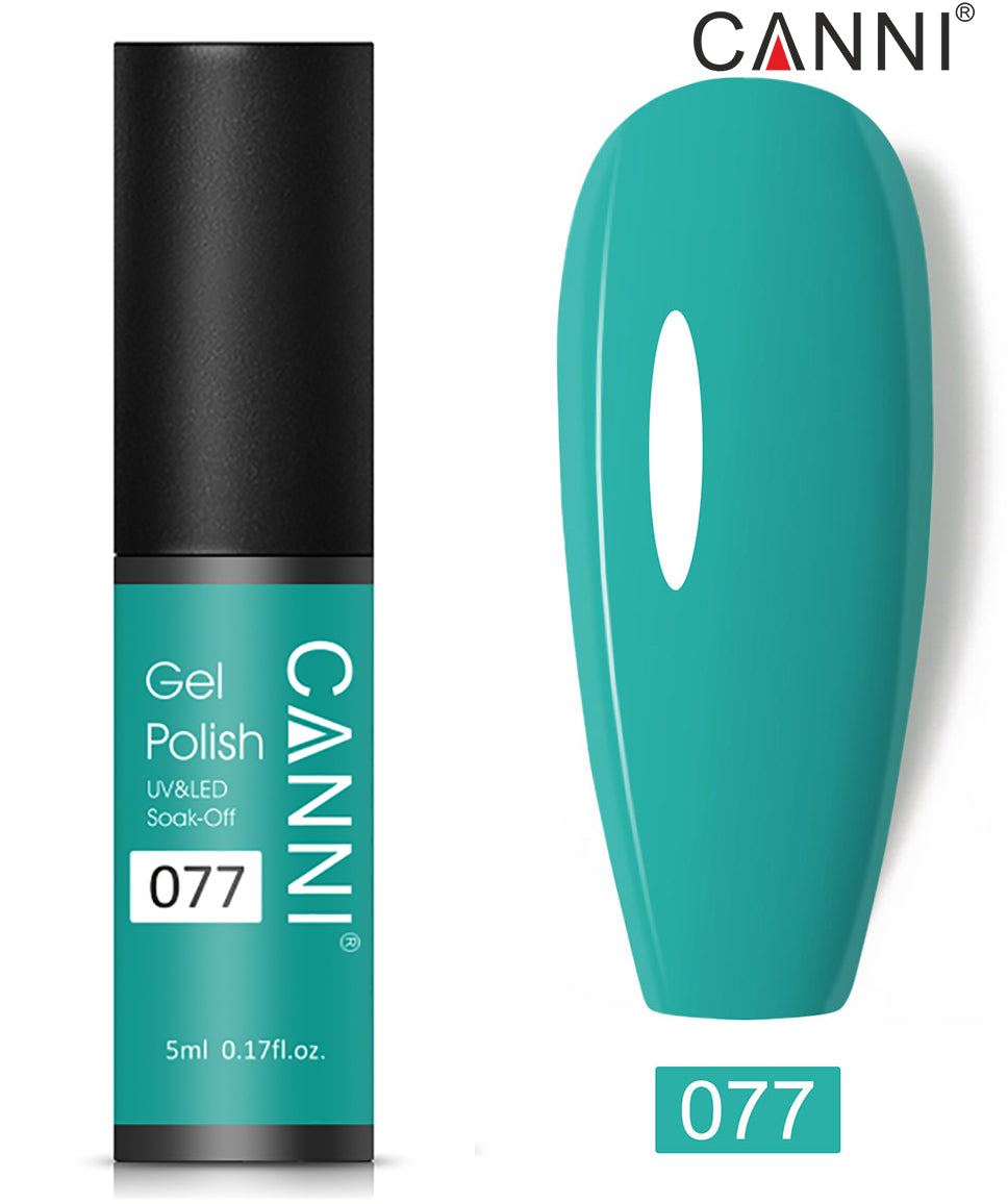CANNI Nail Gel Polish Varnish Soak Off UV / LED Classic 5ml - Shade 01 to 100