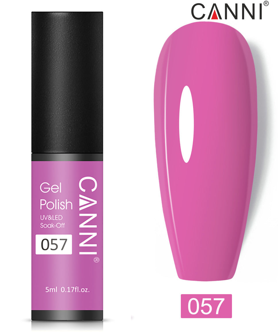 CANNI Nail Gel Polish Varnish Soak Off UV / LED Classic 5ml - Shade 01 to 100
