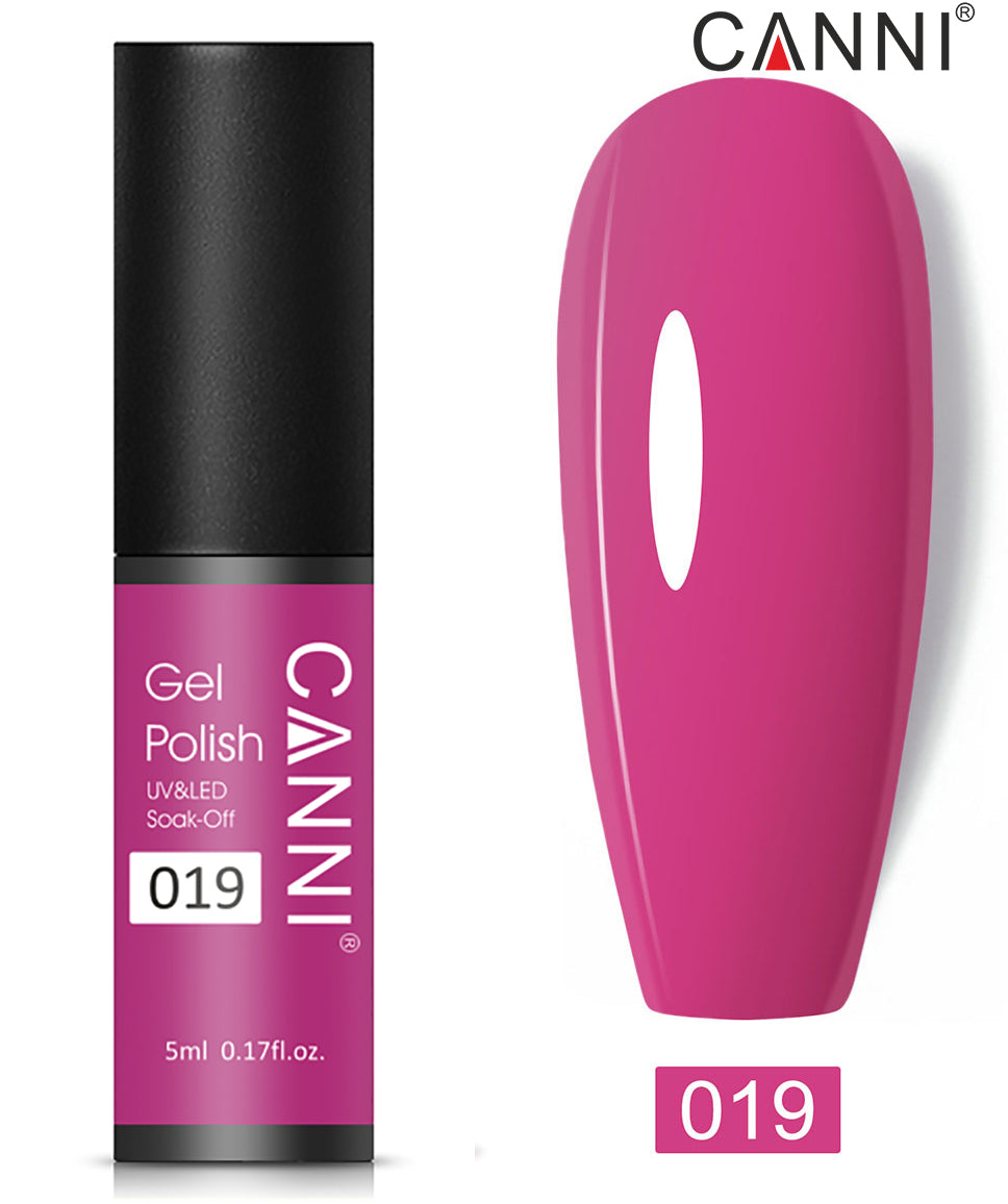 CANNI Nail Gel Polish Varnish Soak Off UV / LED Classic 5ml - Shade 01 to 100