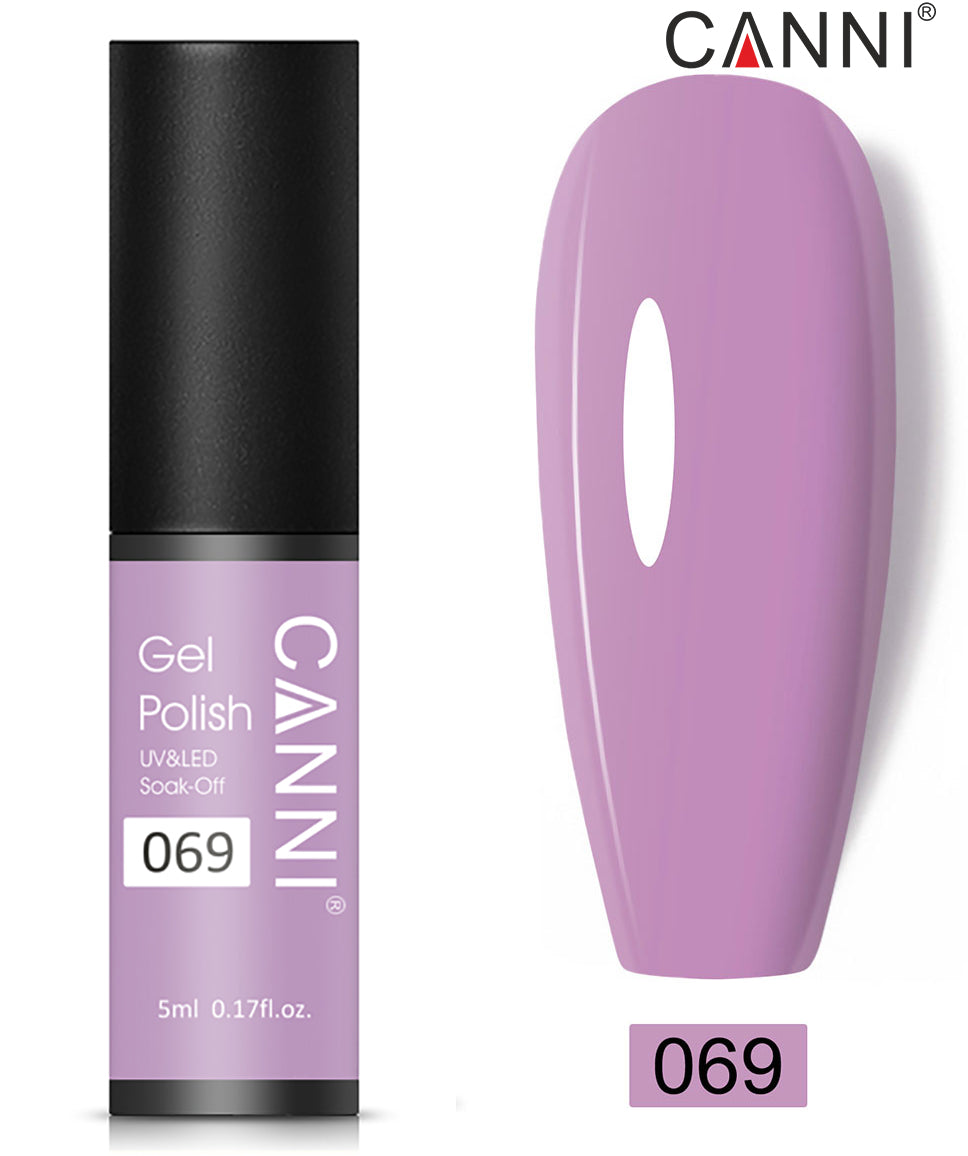CANNI Nail Gel Polish Varnish Soak Off UV / LED Classic 5ml - Shade 01 to 100