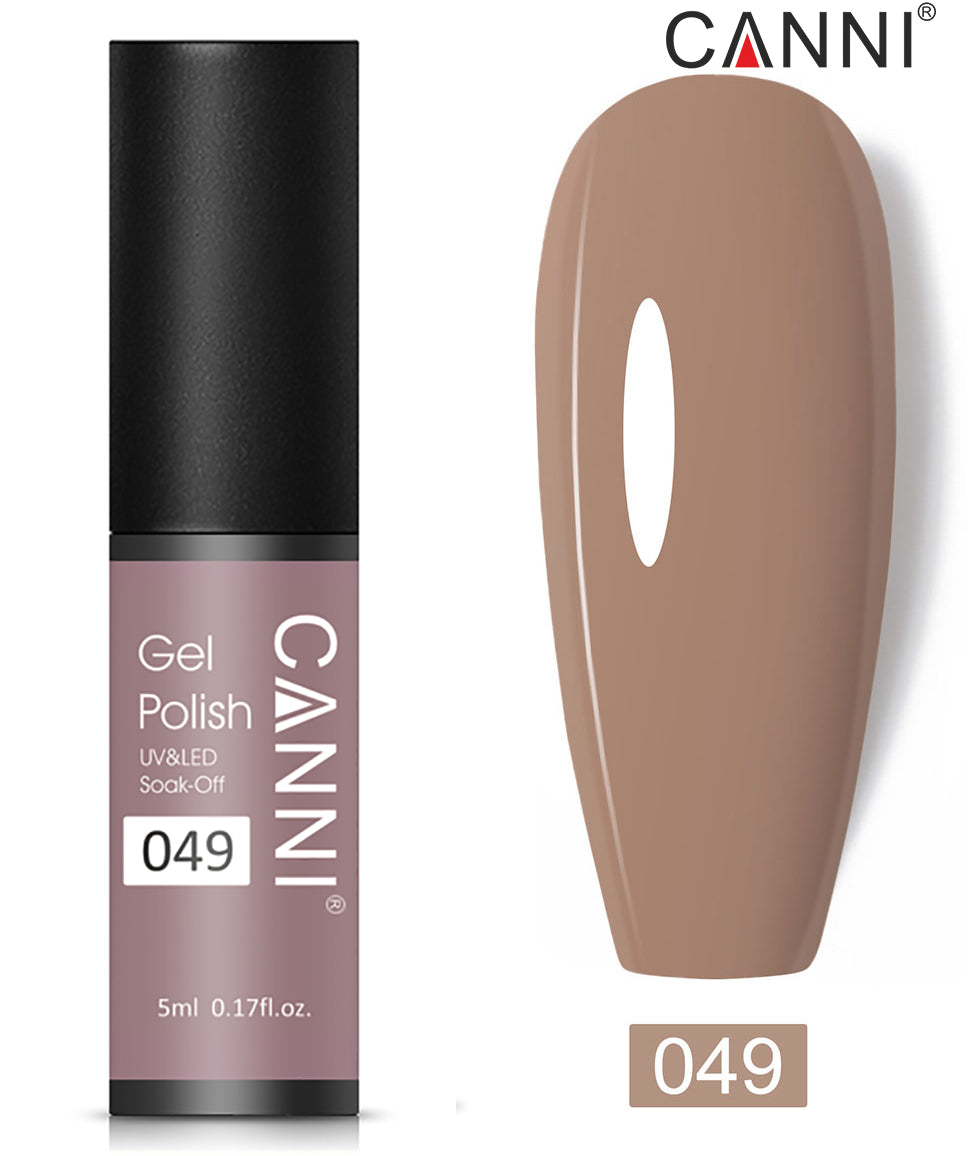 CANNI Nail Gel Polish Varnish Soak Off UV / LED Classic 5ml - Shade 01 to 100