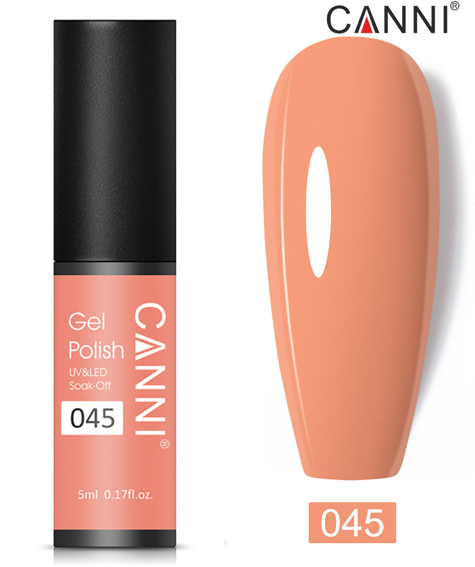 CANNI Nail Gel Polish Varnish Soak Off UV / LED Classic 5ml - Shade 01 to 100