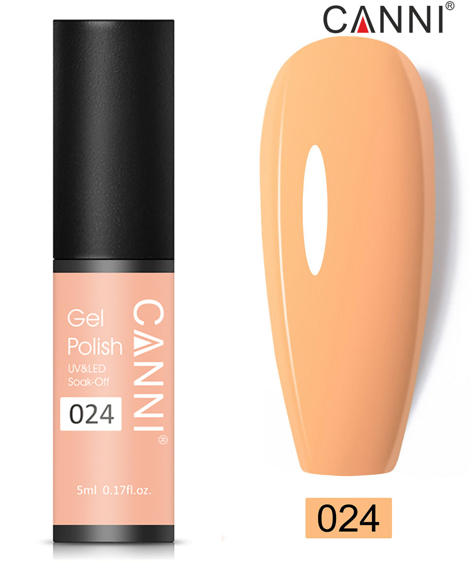 CANNI Nail Gel Polish Varnish Soak Off UV / LED Classic 5ml - Shade 01 to 100