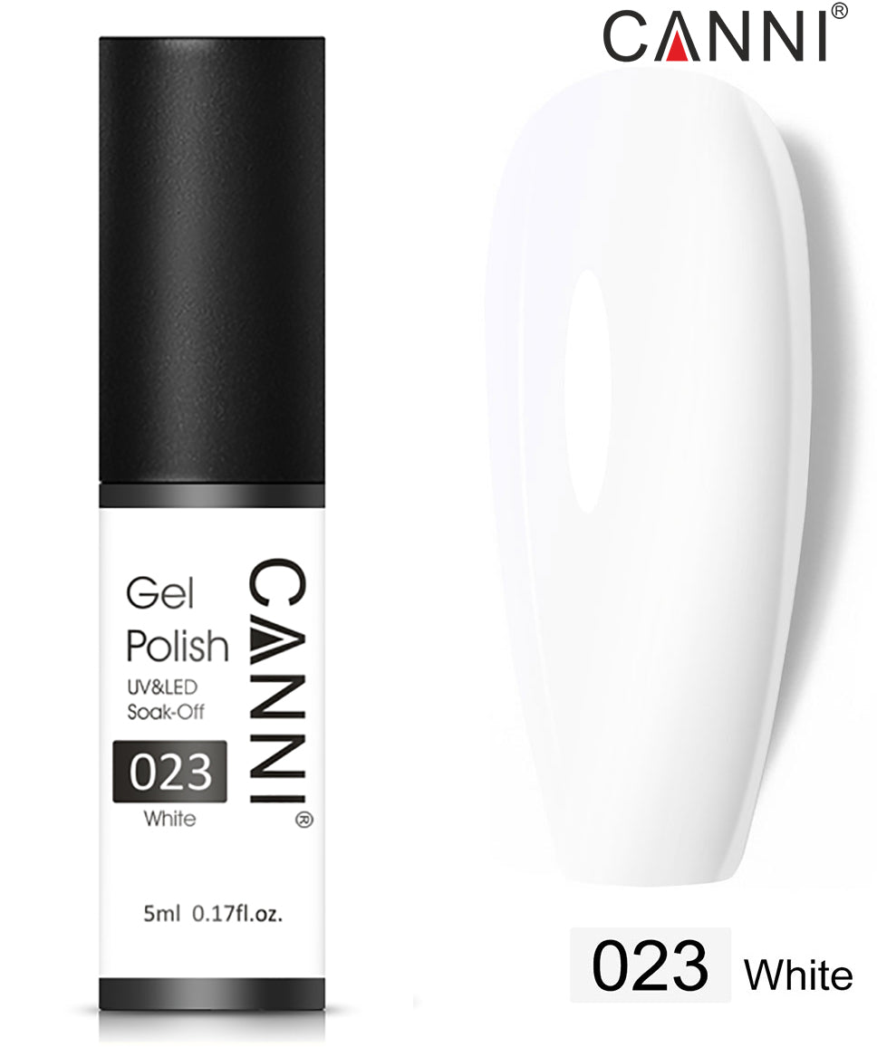 CANNI Nail Gel Polish Varnish Soak Off UV / LED Classic 5ml - Shade 01 to 100