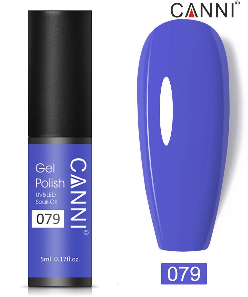CANNI Nail Gel Polish Varnish Soak Off UV / LED Classic 5ml - Shade 01 to 100