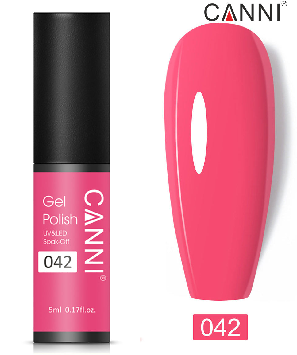 CANNI Nail Gel Polish Varnish Soak Off UV / LED Classic 5ml - Shade 01 to 100