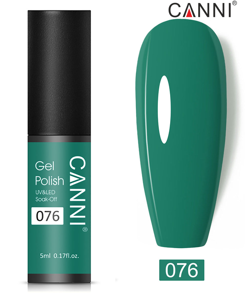 CANNI Nail Gel Polish Varnish Soak Off UV / LED Classic 5ml - Shade 01 to 100