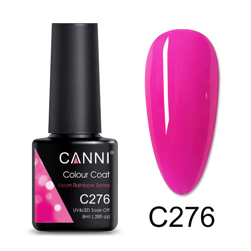 CANNI® Neon Rainbow Series Nail Gel Polish Varnish Soak Off UV LED - 8ML