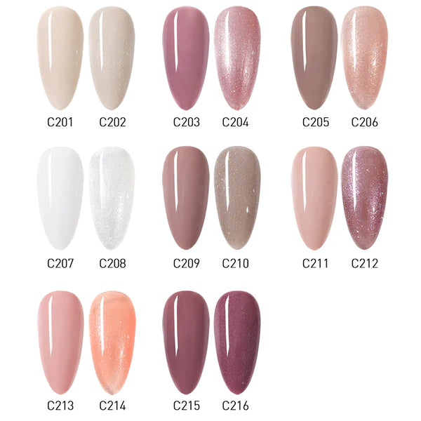 CANNI® Nude Glitter Mystery Series Nail Gel Polish Varnish Soak Off UV LED - 8ML