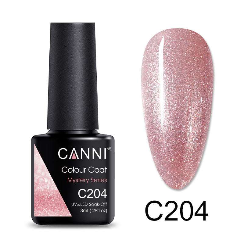 CANNI® Nude Glitter Mystery Series Nail Gel Polish Varnish Soak Off UV LED - 8ML