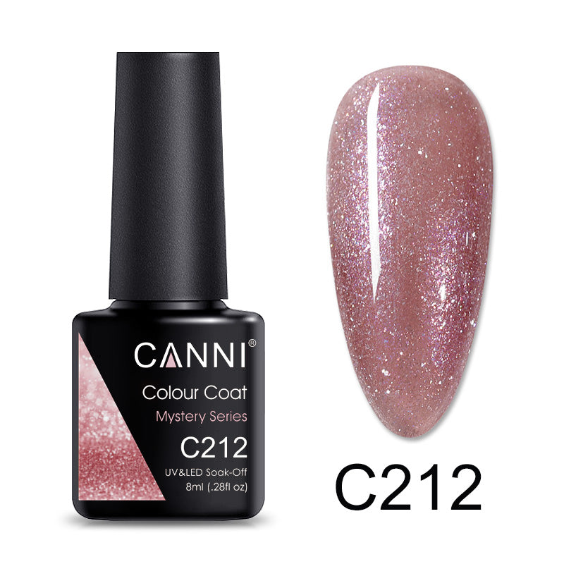 CANNI® Nude Glitter Mystery Series Nail Gel Polish Varnish Soak Off UV LED - 8ML