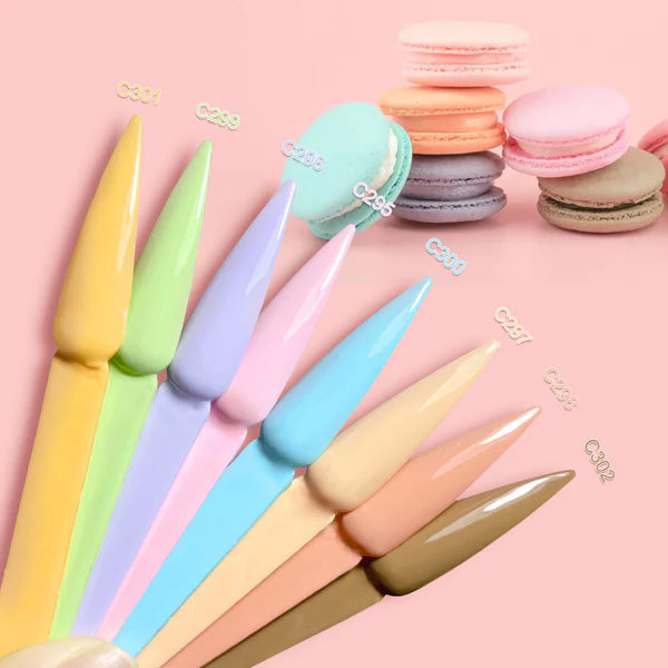 CANNI® Pastel colour Macaron Series Nail Gel Polish Varnish Soak Off UV LED -8ML
