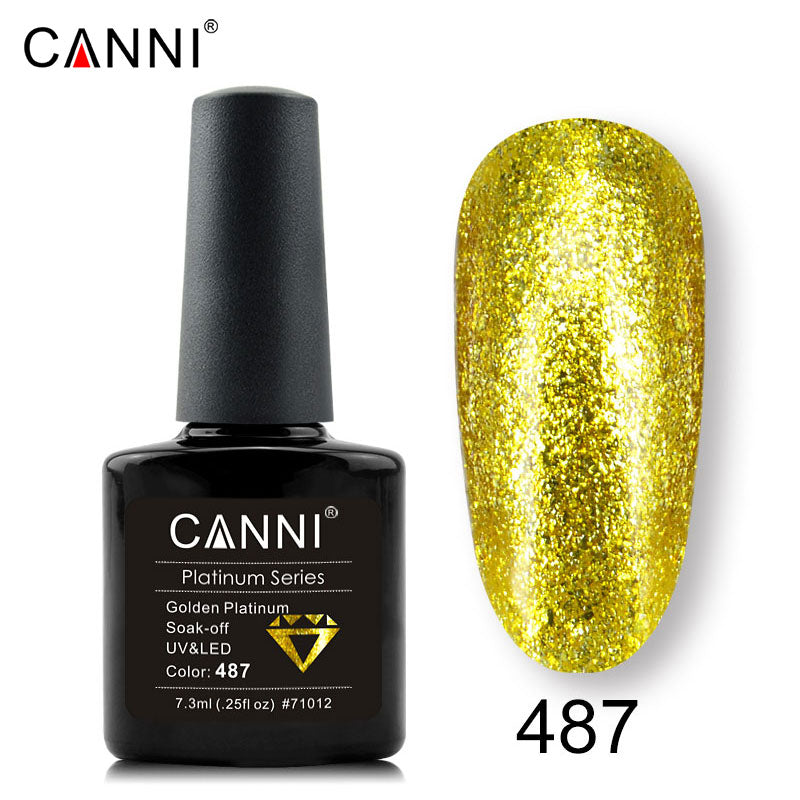 CANNI Platinum Gel Polish UV LED Nail Art Starry Glitter Diamond Effect